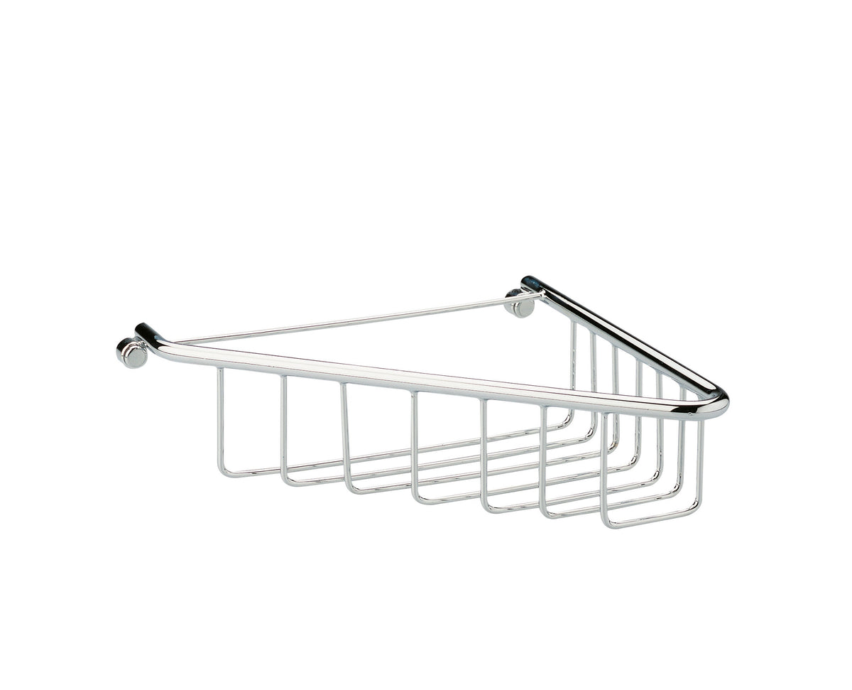 Ellen 1-Tier Corner Shower Caddy - Chrome