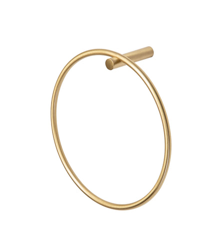 Beck Towel Ring - Brushed Brass