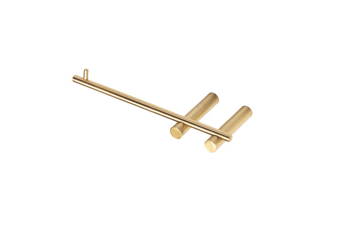 Beck Toilet Roll Holder - Brushed Brass