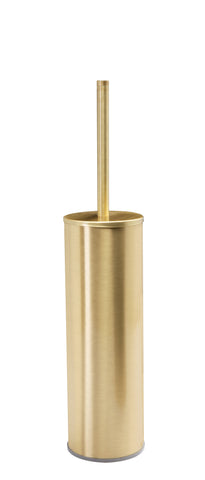 Beck Wall Mounted Toilet Brush Holder - Brushed Brass