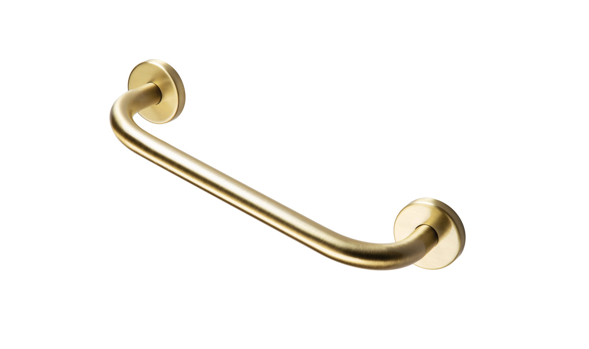 Straight 64cm Grab Rail - Brushed Brass