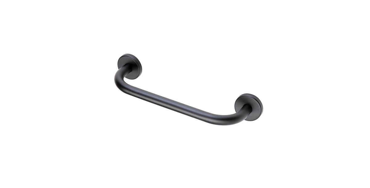 Straight 35cm Grab Rail - Matt Black