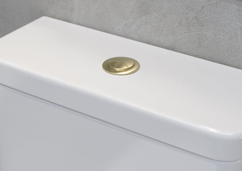 Dual Push Button Cover (Cable) - Brushed Brass