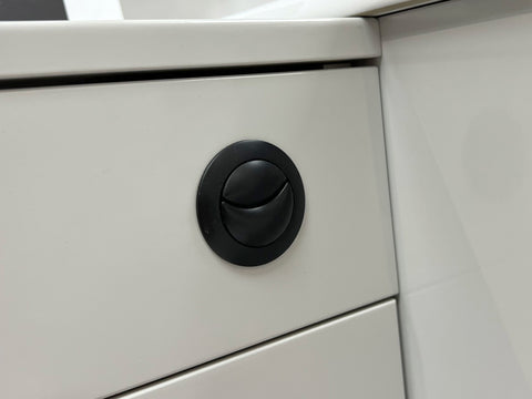 Dual Push Button Cover (Rod) - Matt Black