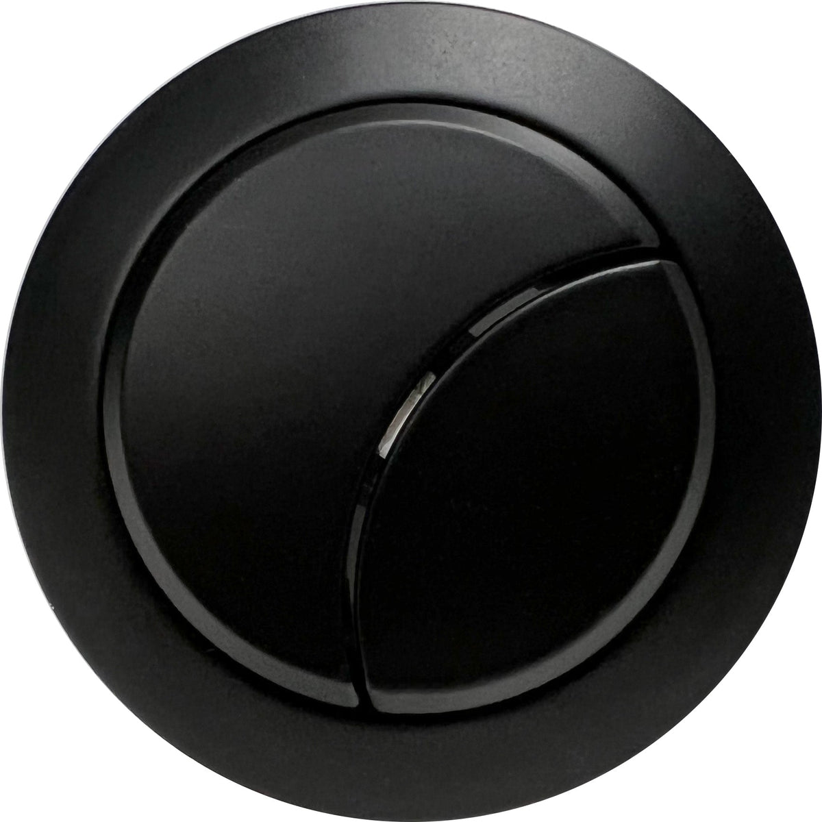 Dual Push Button Cover (Rod) - Matt Black