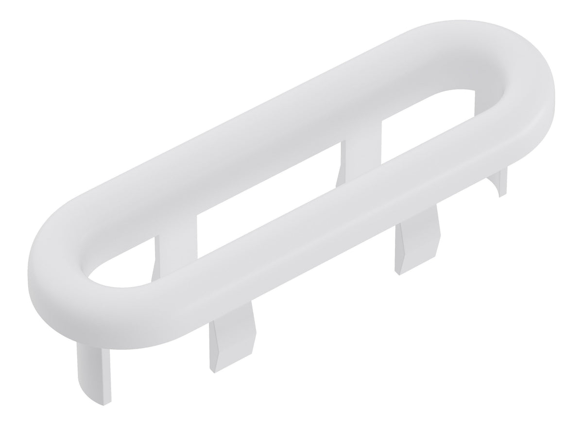 Oval Overflow Ring - White