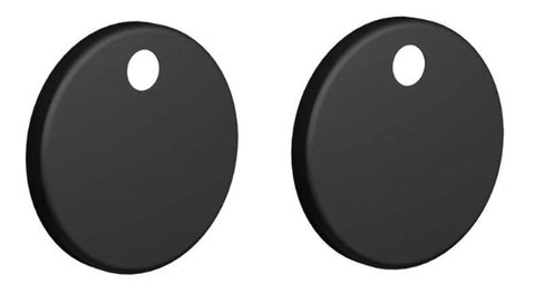 Toilet Seat Cover Caps - Matt Black