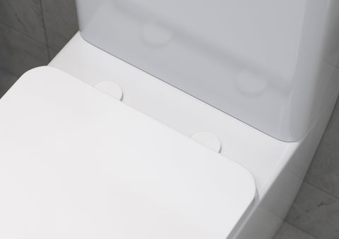 Toilet Seat Cover Caps - White