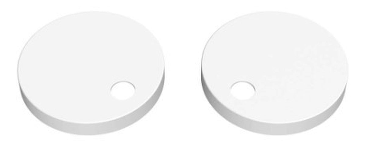 Toilet Seat Cover Caps - White