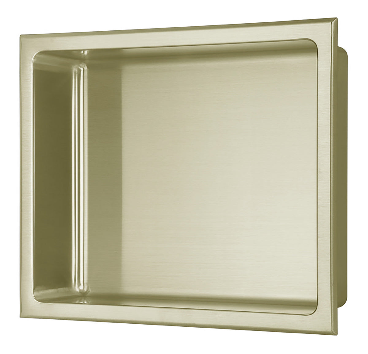 305x360mm Bathroom Niche - Brushed Brass