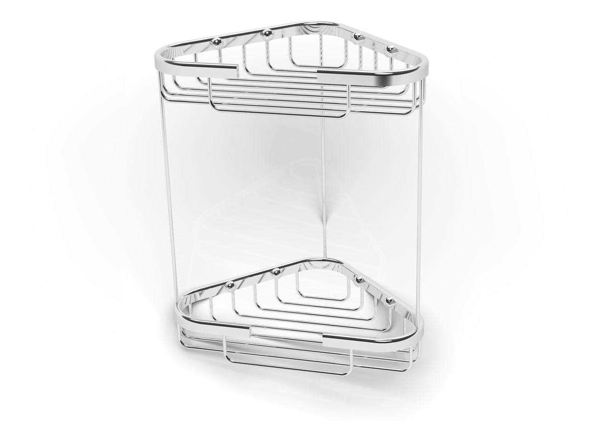 Niger 2-Tier Storage Basket - Chrome