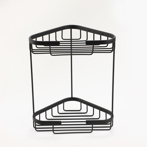 Niger 2-Tier Storage Basket - Black