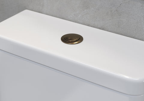 Dual Push Button (Cable) - Brushed Bronze