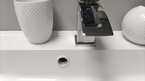 Overflow Ring for Resin Basins - White