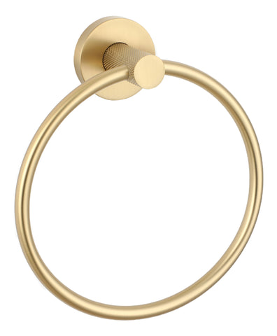 Astico Towel Ring - Brushed Brass