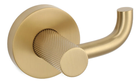 Astico Robe Hook - Brushed Brass