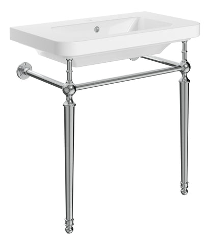 Cecil 810mm 1TH Console Basin - Chrome
