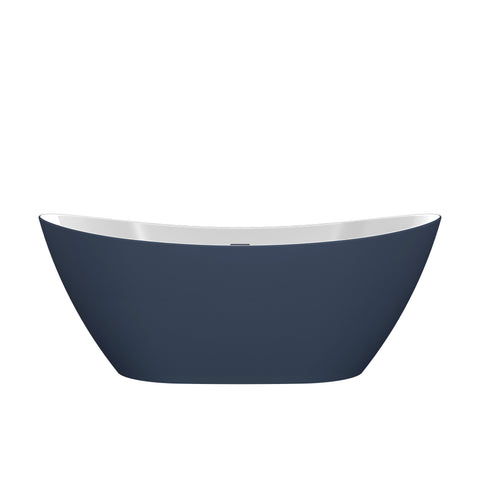 Beal Freestanding 1700x780x690mm Bath - Matt Blue