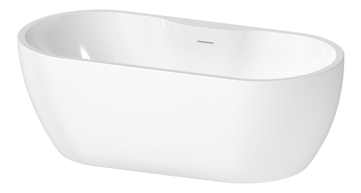 Freestanding 1650x745x580mm 0TH Bath - Gloss White
