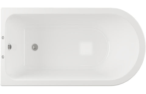 Clyde Freestanding 1500x750x650mm 2TH Corner Bath w/Feet