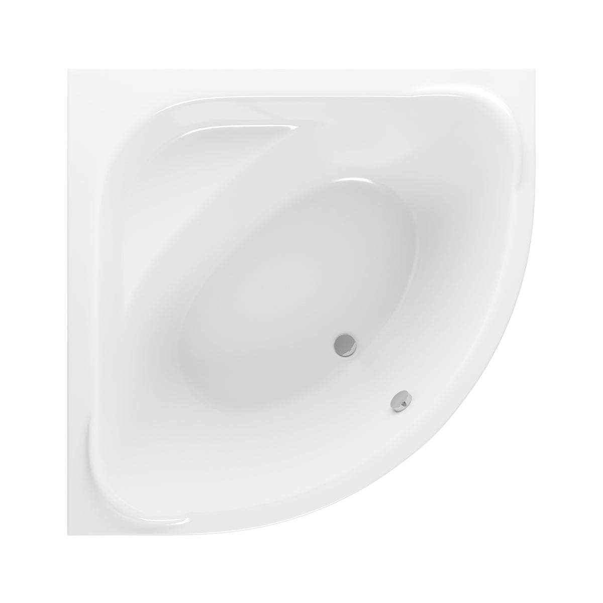 Tywi Standard 1350x1350x620mm 0TH Corner Bath w/Legs