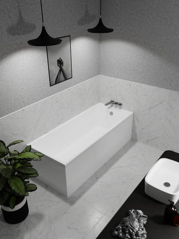 Housatonic Square Single End 1700x700mm Thin Edge 0TH Bath