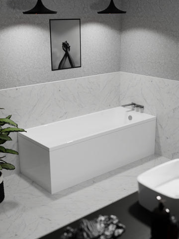 Housatonic Square Single End 1700x700mm Thin Edge 0TH Bath