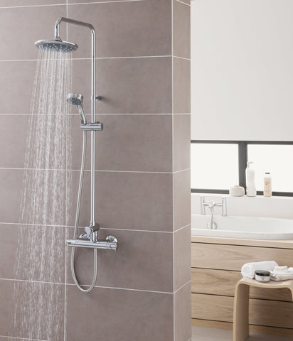 Triton Dene Thermostatic Bar Mixer Shower w/Diverter - Chrome