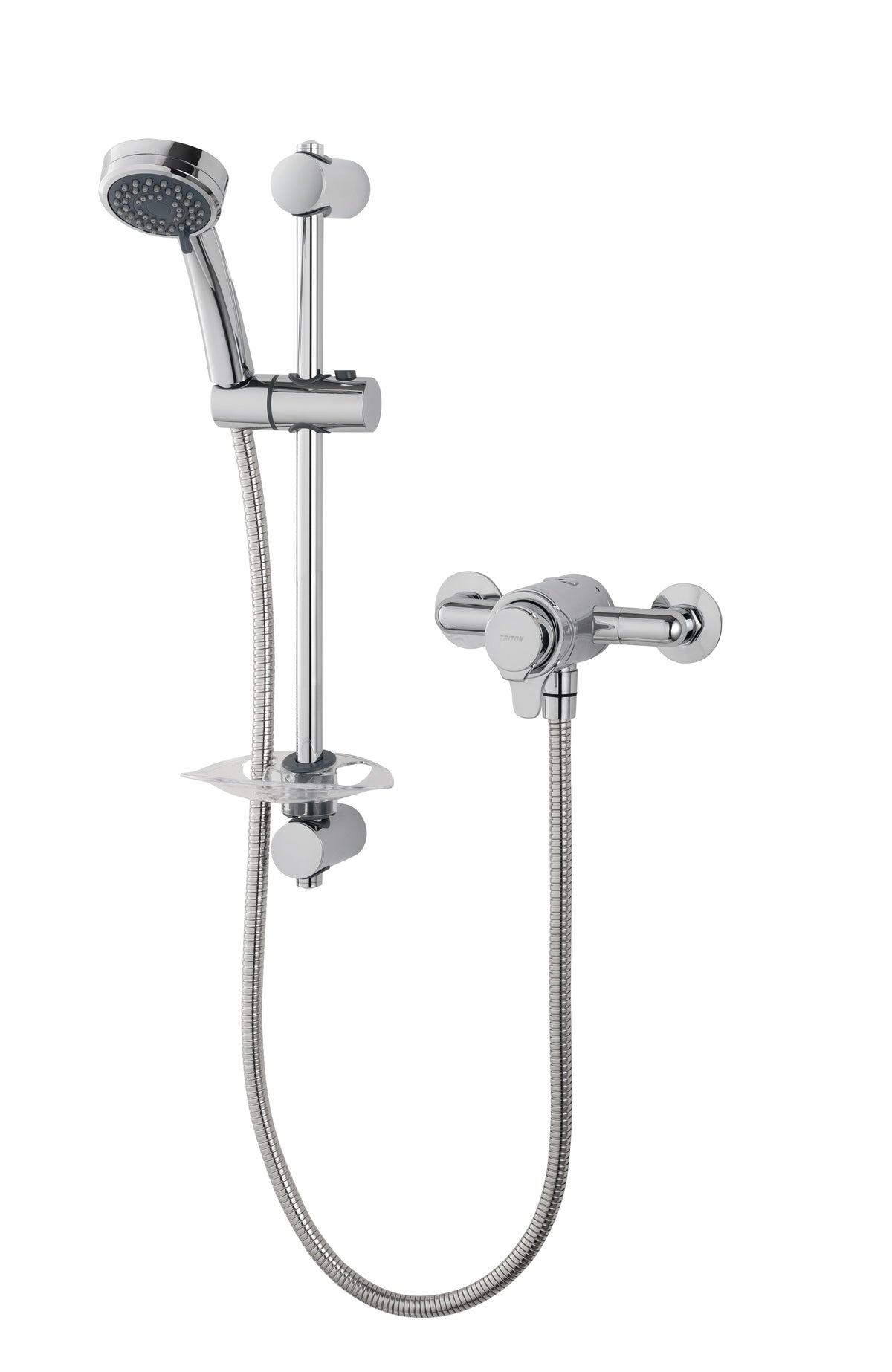 Triton Dene Concentric Thermostatic Mixer Shower - Chrome