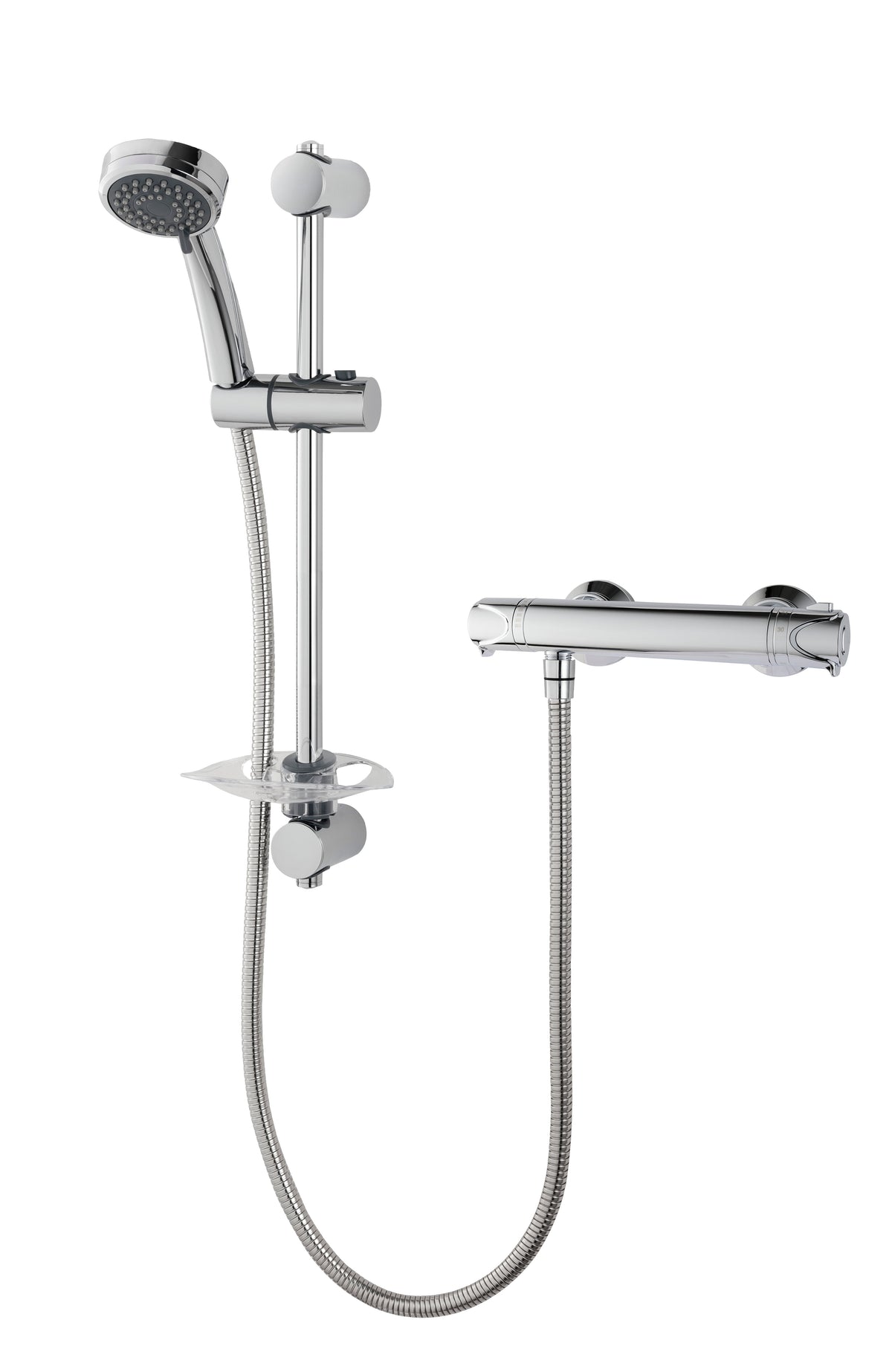 Triton Dene Cool-Touch Thermostatic Bar Mixer Shower - Chrome