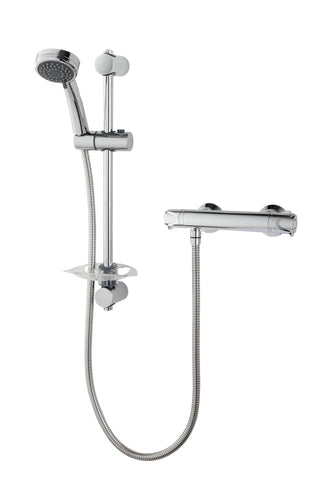 Triton Dene Cool-Touch Thermostatic Bar Mixer Shower - Chrome