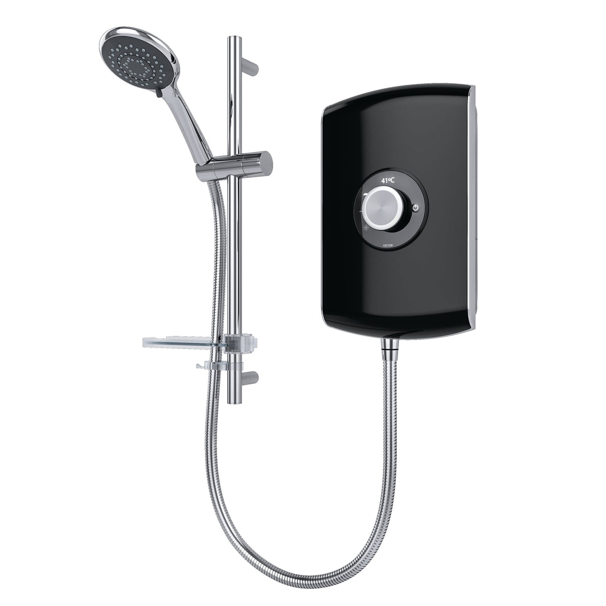 Triton Amore 9.5kW Electric Shower - Black Gloss
