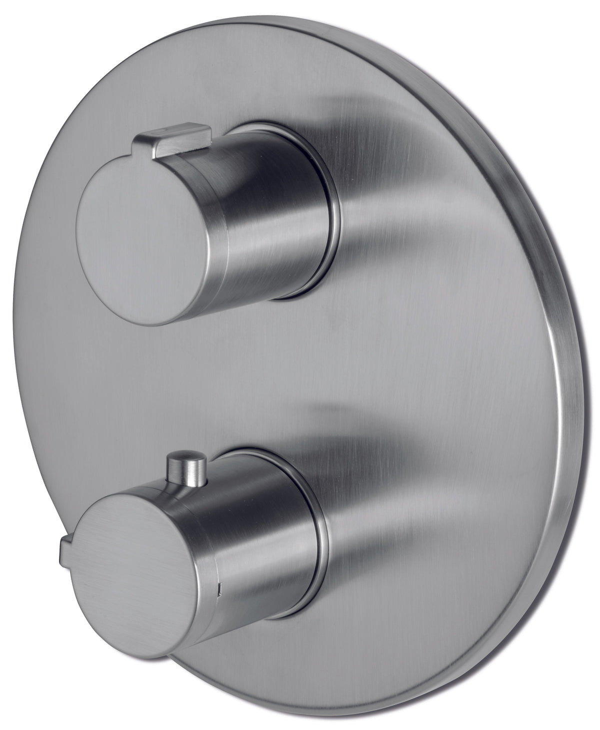 Vema Tiber Two Outlet Thermostatic Mixer - St/Steel