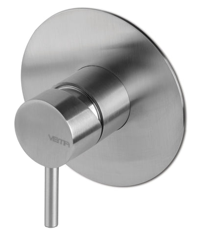 Vema Tiber Single Outlet Shower Mixer - St/Steel