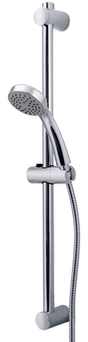 Vema Timea Chrome Riser  Handset & Hose Set