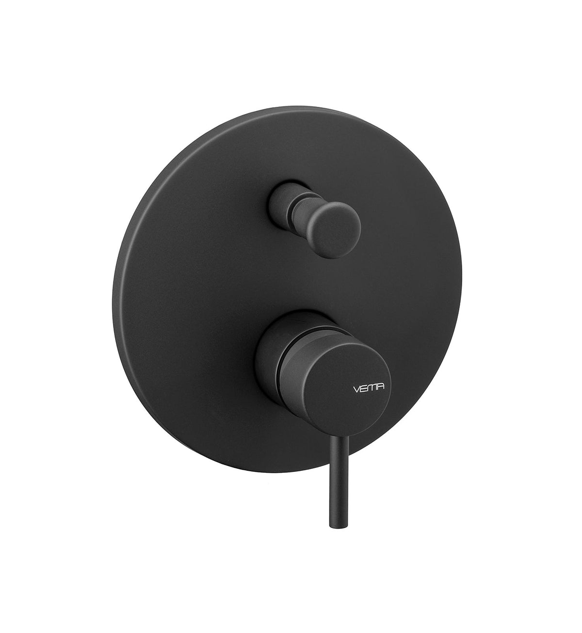 Vema Maira Black Concealed Two Outlet Shower Mixer w/Diverter