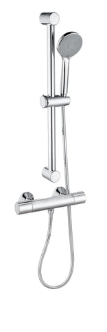 Teithil Cool-Touch Thermostatic Bar Mixer Shower - Chrome