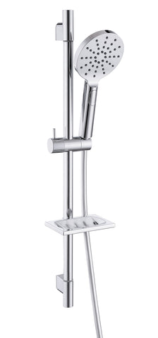 Aube Round Push Button Shower Kit