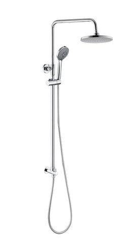 Aube Round Shower Kit w/Overhead & Handset