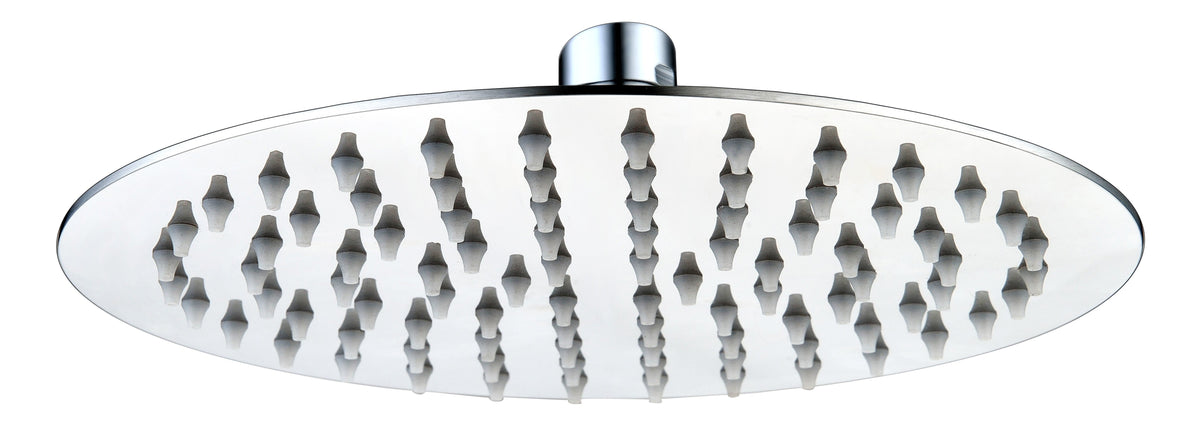 Aube 200mm Round Ultraslim Showerhead - Chrome
