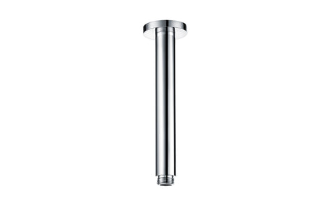 Aube 180mm Round Ceiling Arm - Chrome