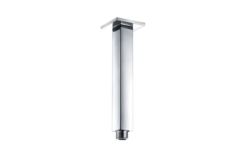 Colne 180mm Square Ceiling Arm - Chrome