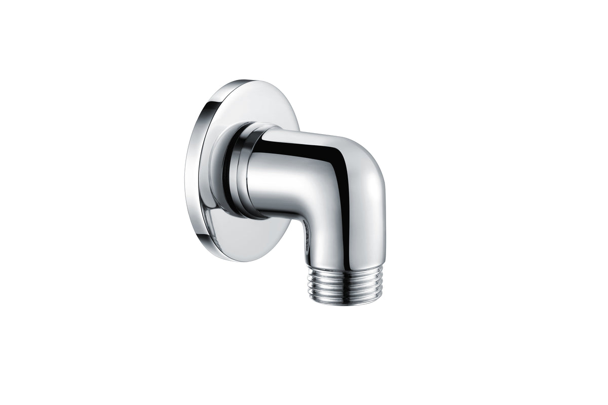 Berrys Traditional Wall Outlet Elbow - Chrome