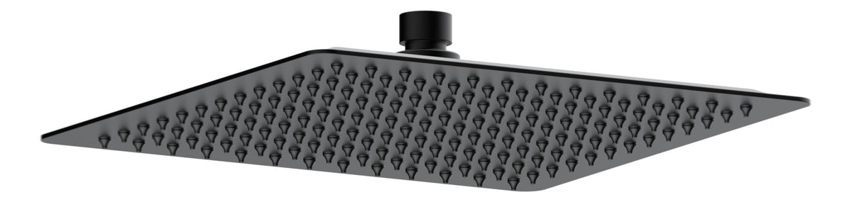 Colne 250mm Square Ultraslim Showerhead - Matt Black