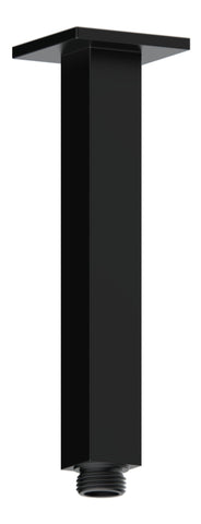 Colne 180mm Square Ceiling Arm - Matt Black