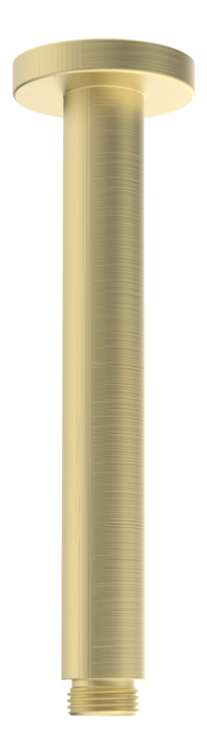 Aube 180mm Round Ceiling Arm - Brushed Brass