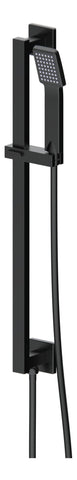 Colne Square Riser Rail Kit w/Elbow & Handset - Matt Black
