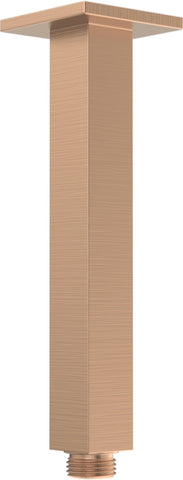 Colne 180mm Square Ceiling Arm - Brushed Bronze