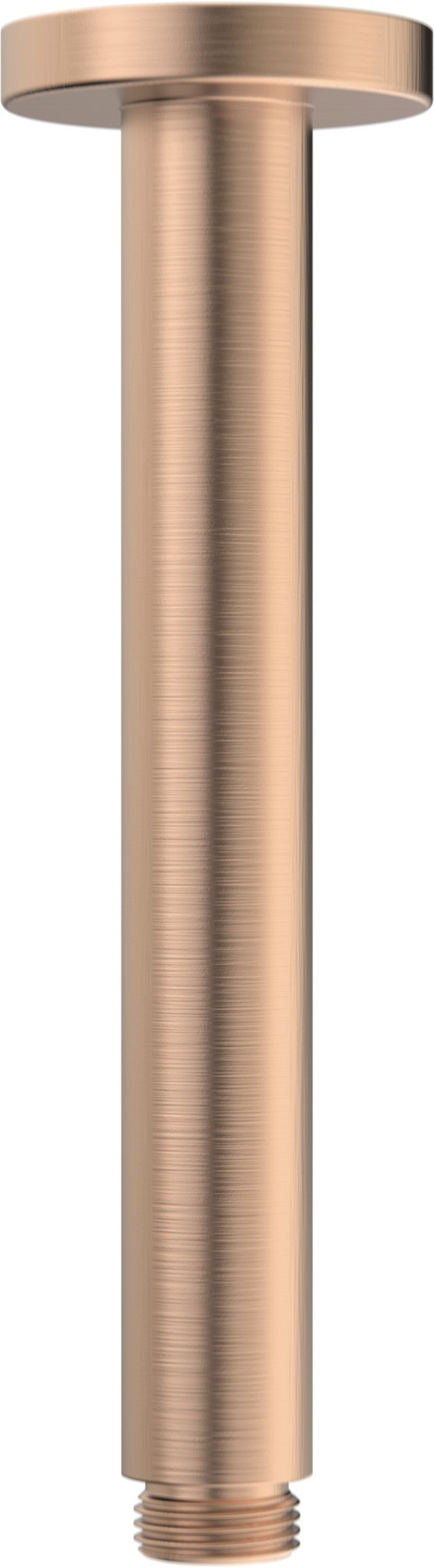 Aube 180mm Round Ceiling Arm - Brushed Bronze
