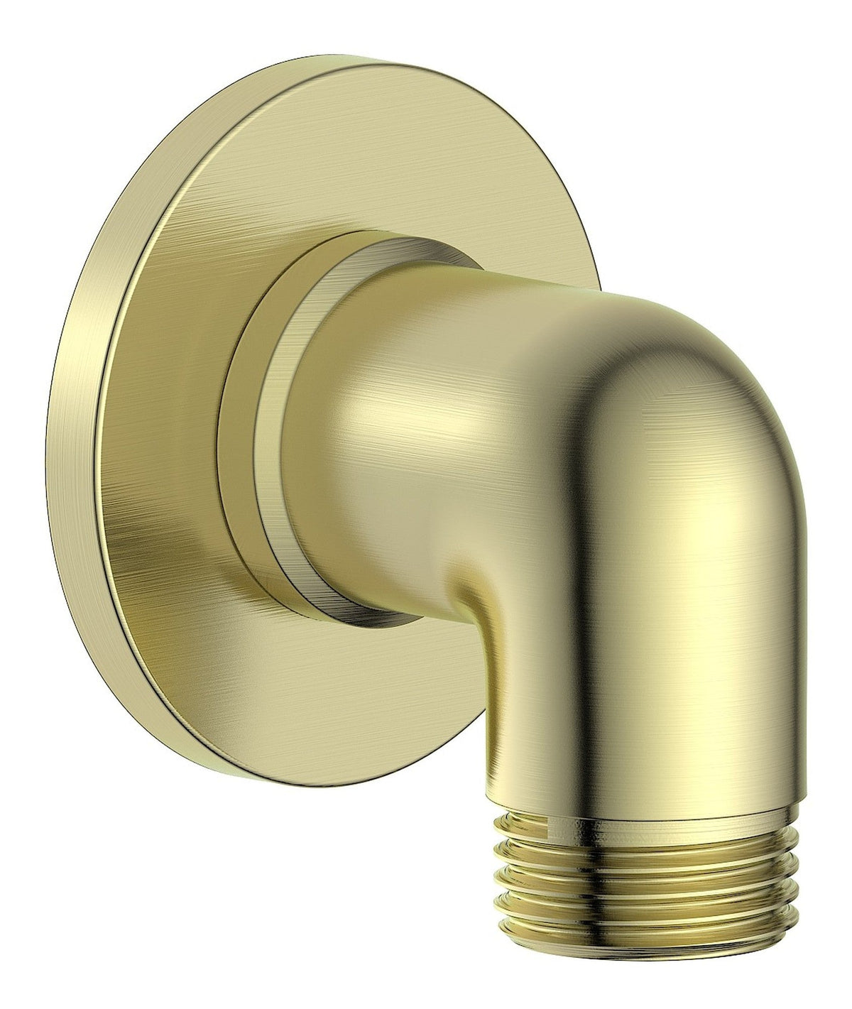 Berrys Traditional Wall Outlet Elbow - Brushed Brass